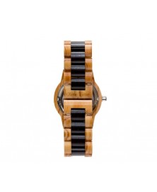 Orologio Automatico in legno di olivo e wengé